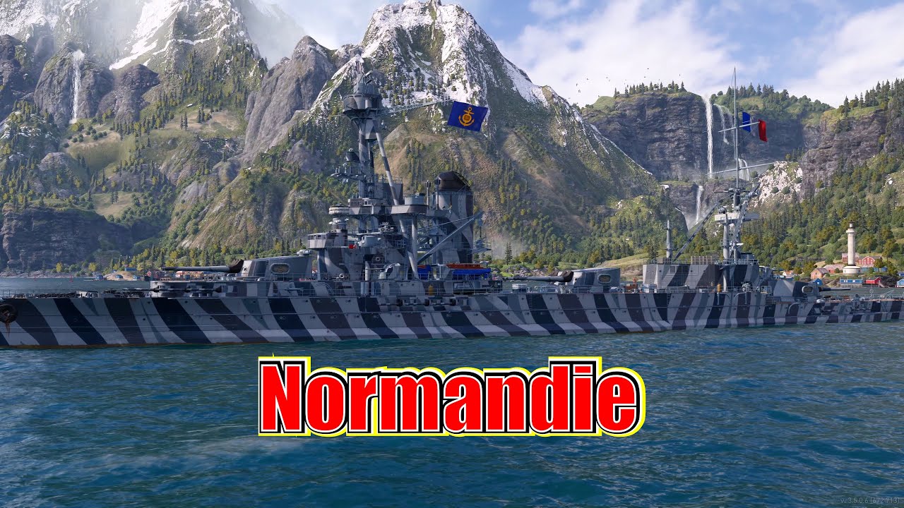 Path to The Richielieu! Normandie (World of Warships Legends Xbox Series X) 4k