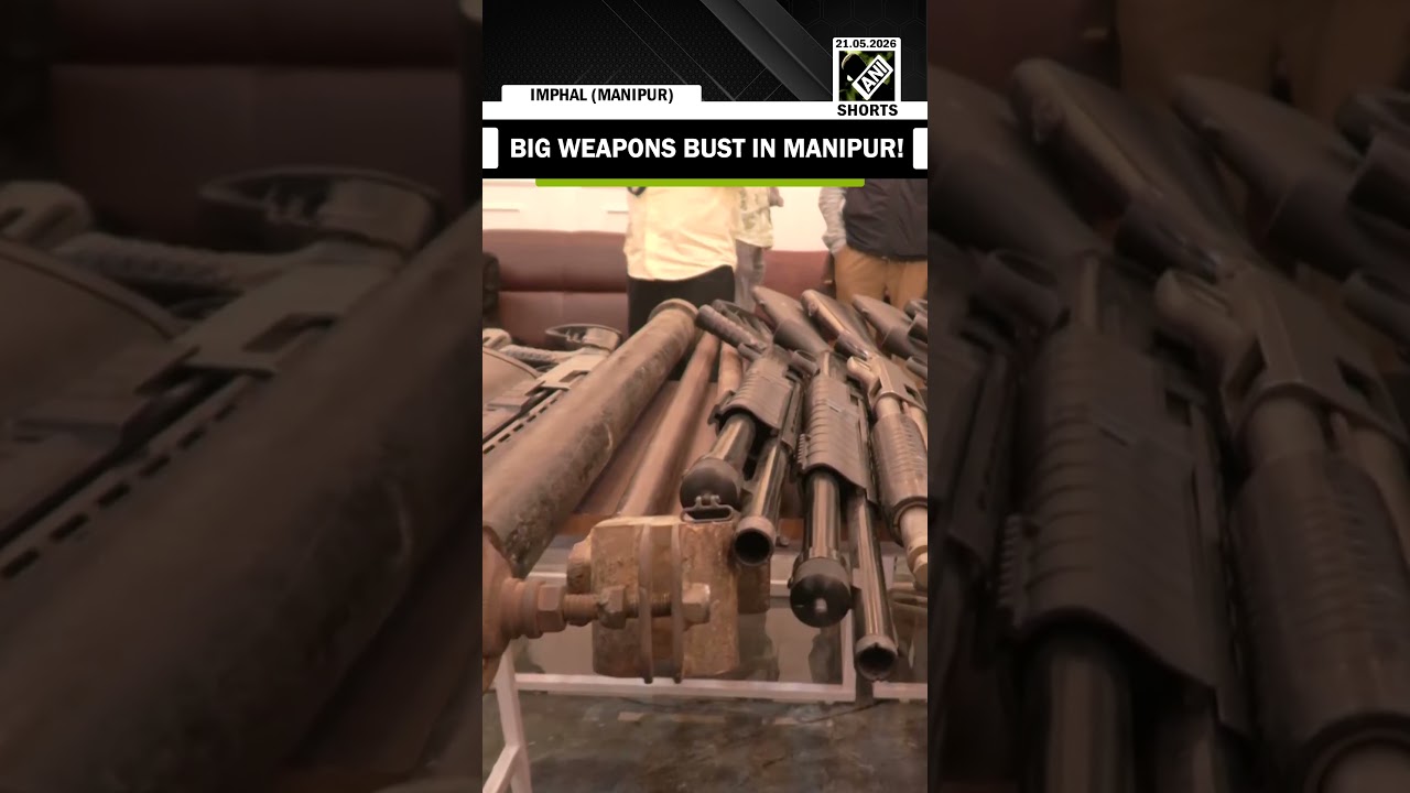 Security Forces recover huge cache of Arms & Explosives in joint operation in Manipur