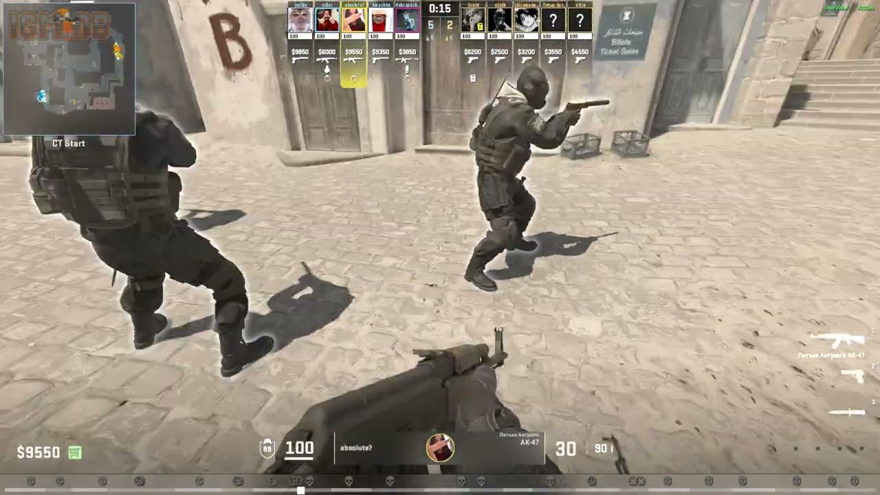 Counter-Strike 2: Odler playing cs2 map mirage and having fun =)