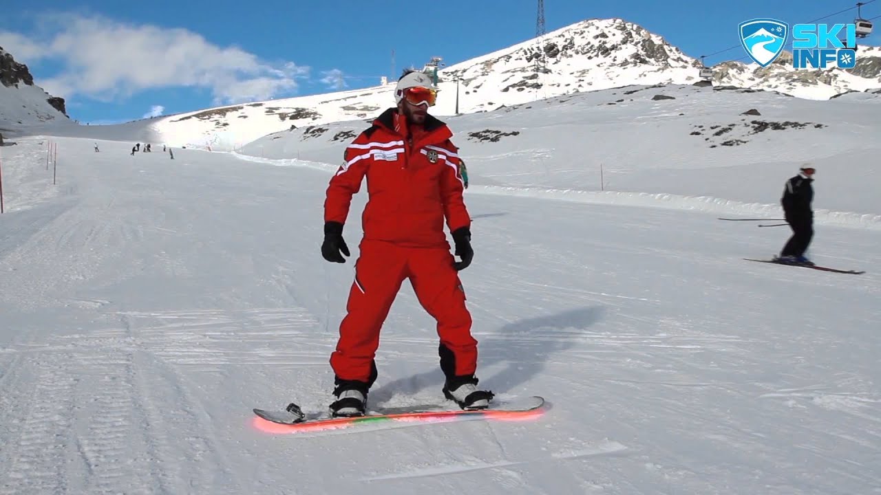 Corso di Snowboard - Lezione #7 - Curva elementare in Front e in Back