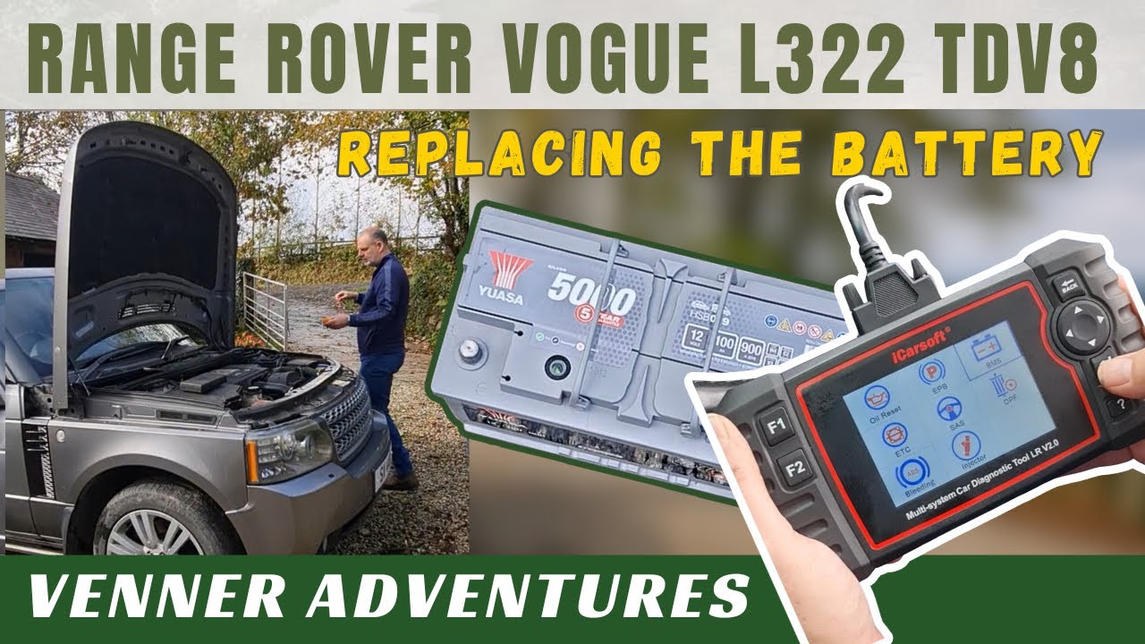CHANGING the BATTERY on our L322 RANGE ROVER Vogue 
