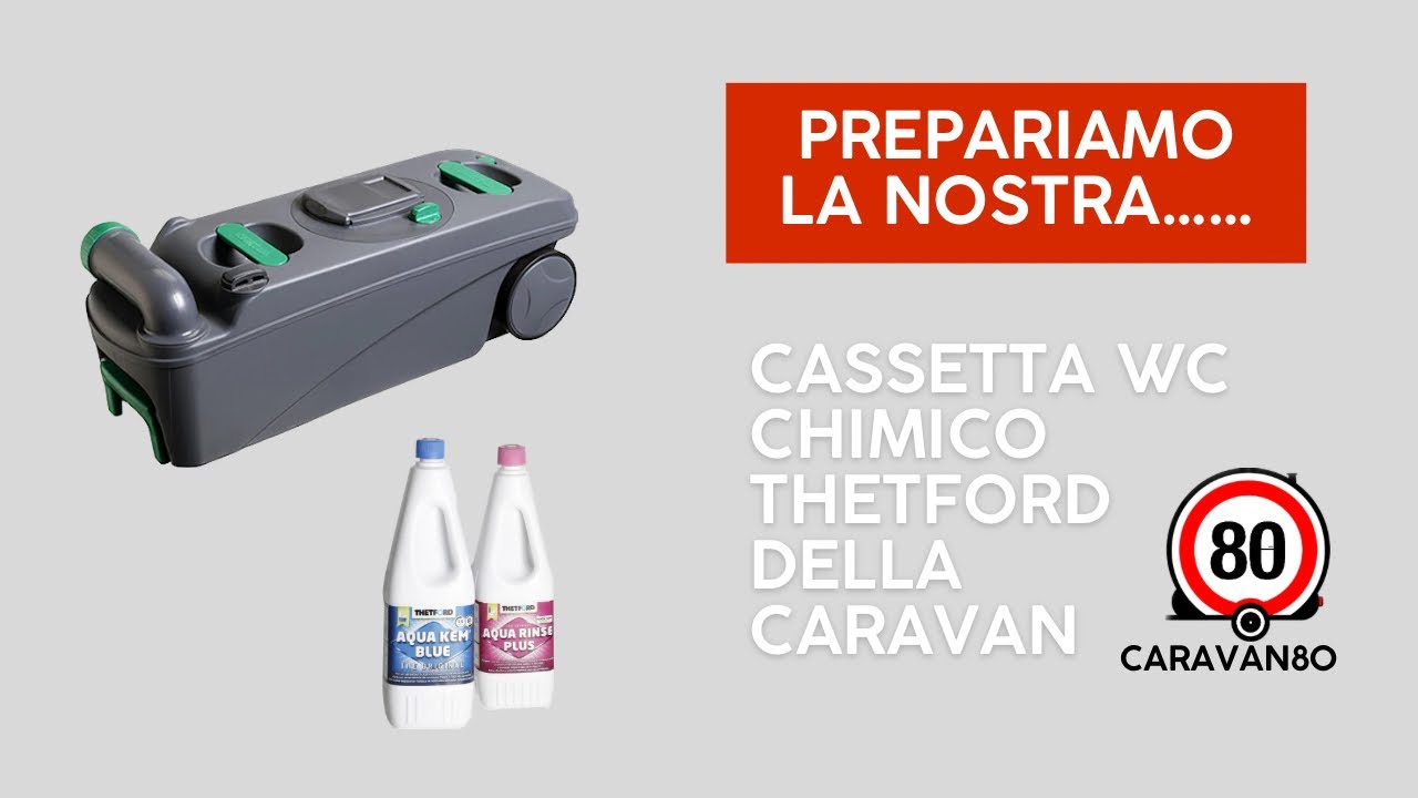 Come preparare il *wc chimico *caravan *roulotte *camper *Thetford C400  #thetford #knaus #camping