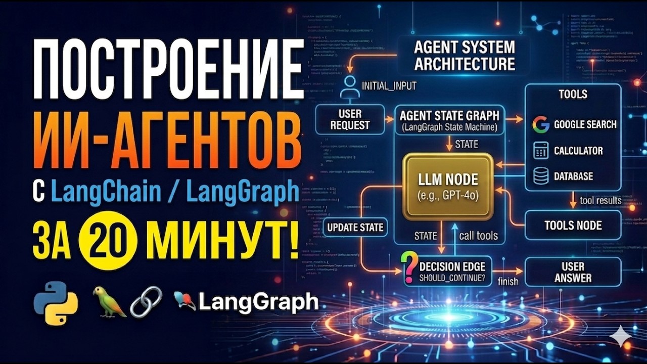 Creating AI Agents with LangChain/LangGraph in 20 Minutes!