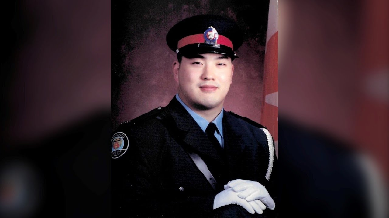 Police say that the officer killed in a shooting rampage in Ontario was 