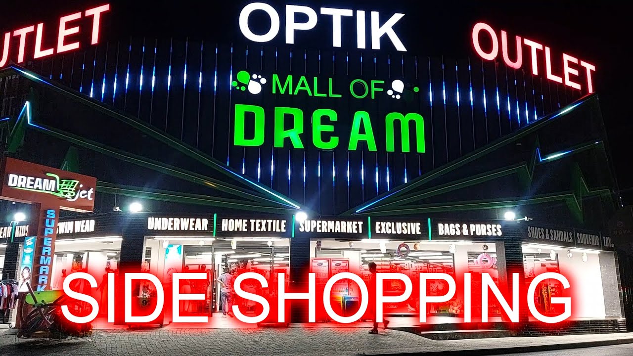 SIDE SHOPPING. MALL OF DREAM. Antalya Side Türkei November 2024 #antalya #side #türkei