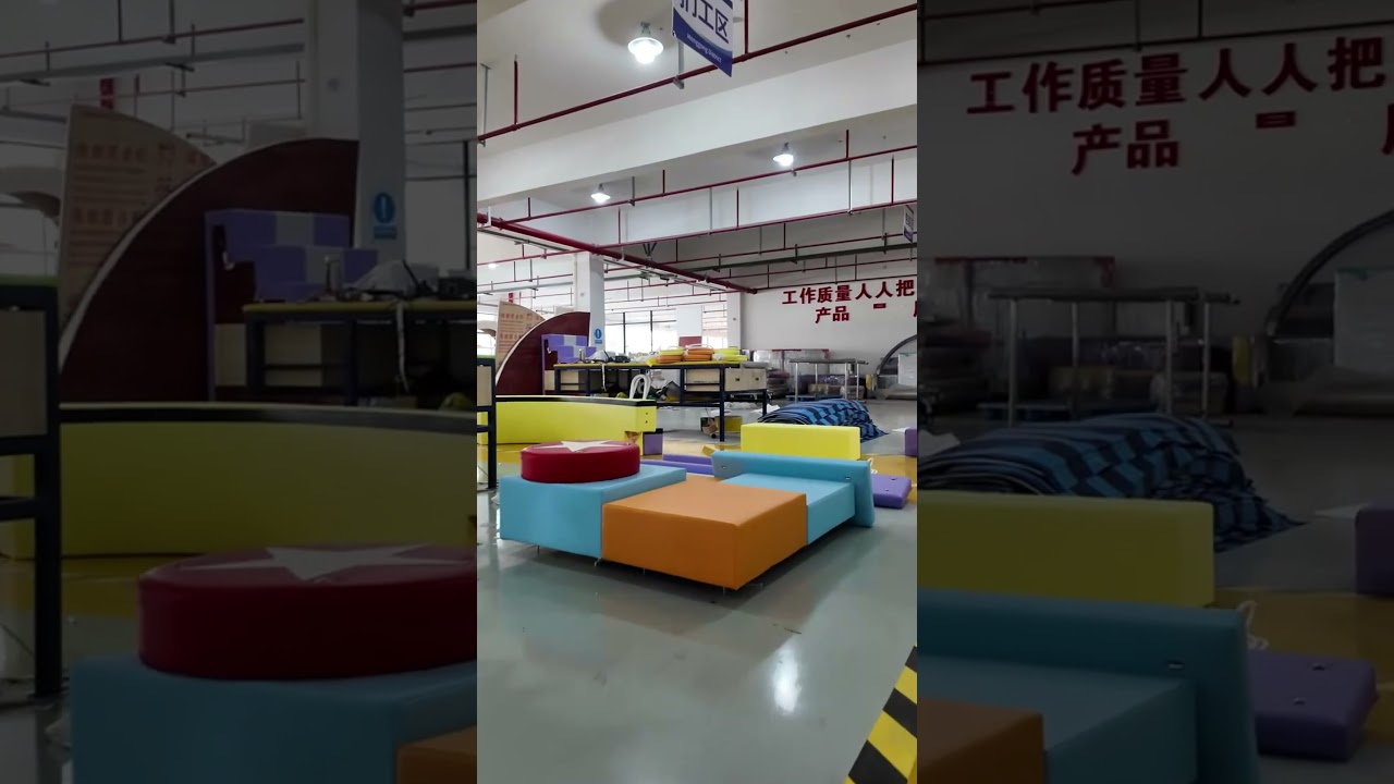 Custom Theme Design LED Slide TUV Certified Factory FEC Indoor Soft Play Structure Children Amusemen
