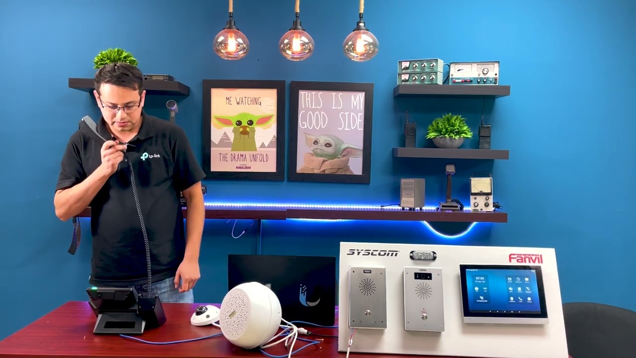 FANVIL - Configuración de cámara IP con interfón I12 con speaker de salida para un mejor volumen