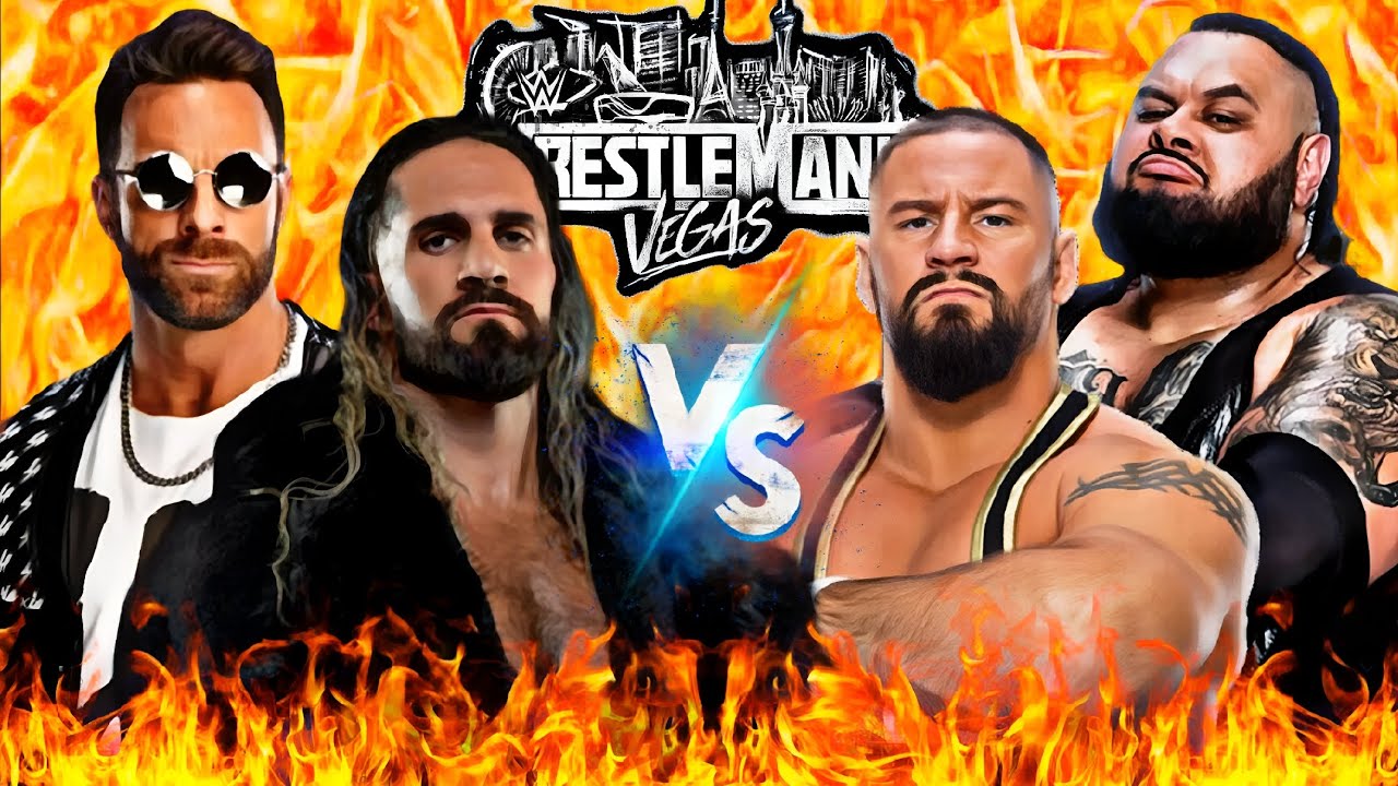 Seth Rollins and LA Knight vs Bron Breakker and Bronson Reed Tag Team Match At WrestleMania 42
