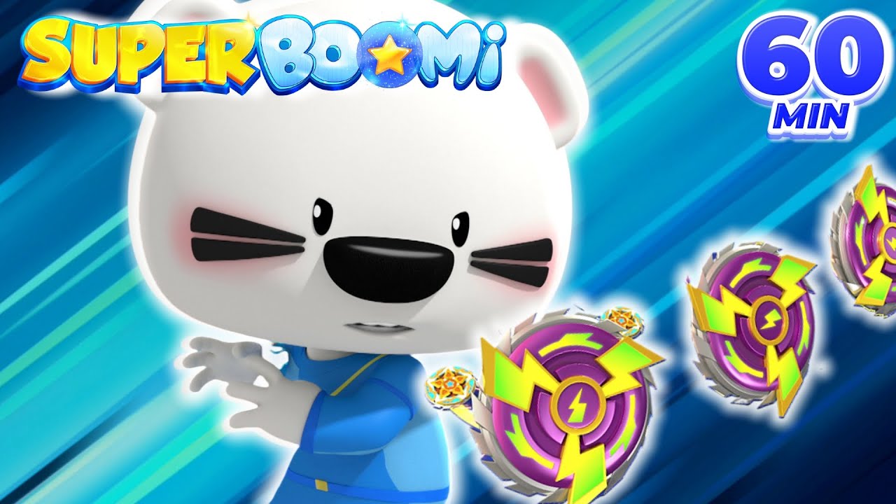 Boomi in a super gyro battle 🔥 | Kids Cartoon Compilation | Super BOOMi Season 3
