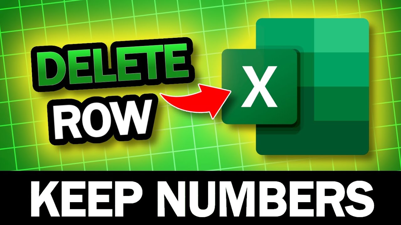How to Update List Numbering when Deleting a Row in Excel
