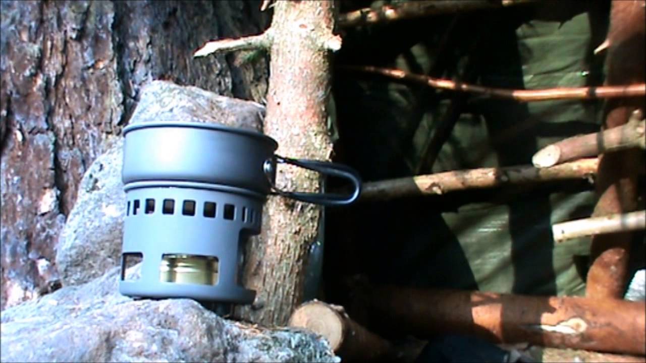 BUSHCARFT ESBIT KOCHER KOCHSET IM EINSATZ