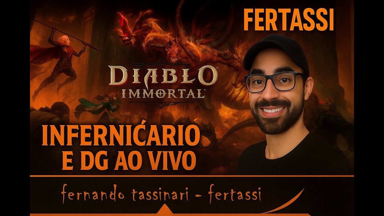 DIABLO IMMORTAL - FARM E BATE PAPO - AO VIVO - 25/01/2026 LIVE 2