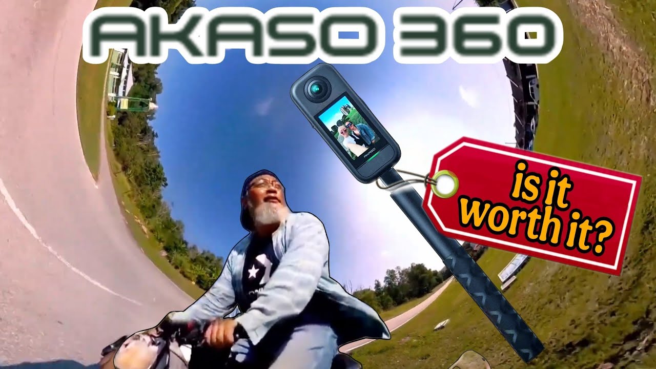 AKASO 360: Может ли это стать новым убийцей INSTA360❓ | Видеоматериал с камеры AKASO 360