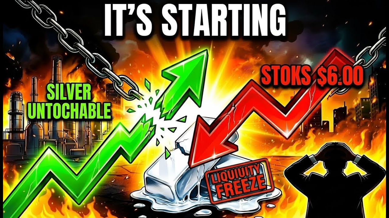 IT’S STARTING: A Liquidity Freeze Is Hitting Markets — Stocks Break, Silver Becomes Untouchable