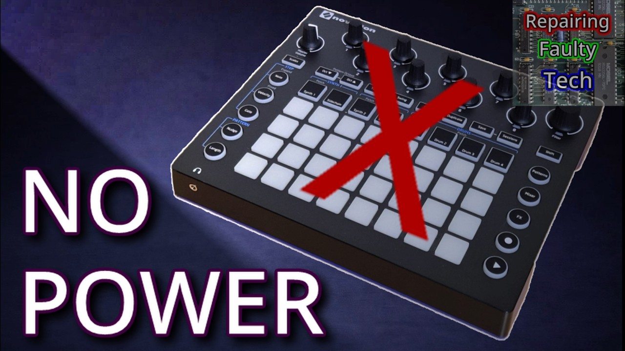 Novation Circuit Groovebox - NO POWER - Can I fix it?