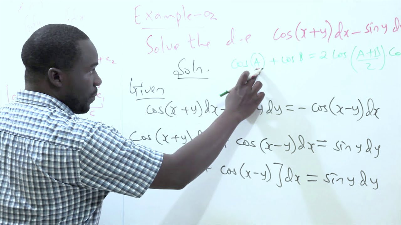 1 DIFFERENTIAL EQUATION ALPHA(SEPARATING VARIABLES-F6) IN SWAHILI-SEHEMU YA KWANZA
