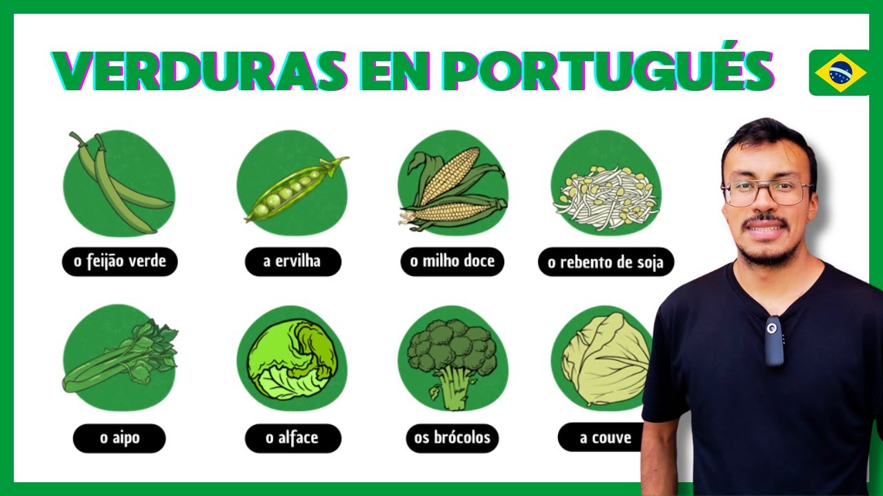 Alimentos en portugués (verduras y vegetales)