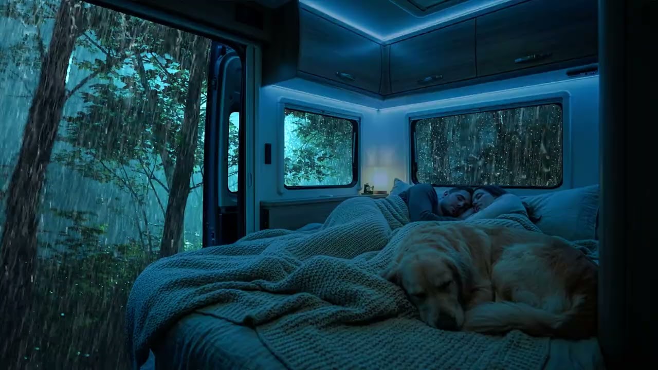 Sleep Therapy 🌧️ Natural Rain | Calm Mind, Deep Sleep
