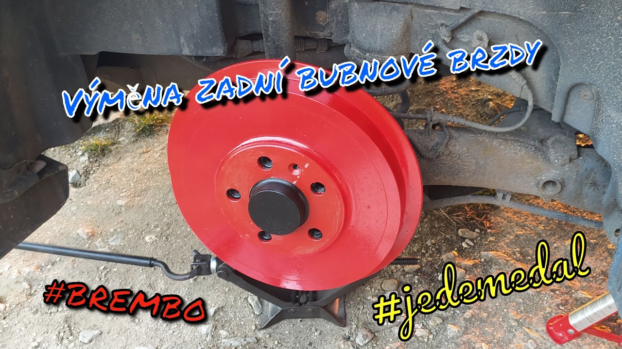 Jedeme dál #6 //Výměna/údržba zadní bubnové brzdy na Škodě Octavii 1 //čelisti,váleček,pružiny, PDF