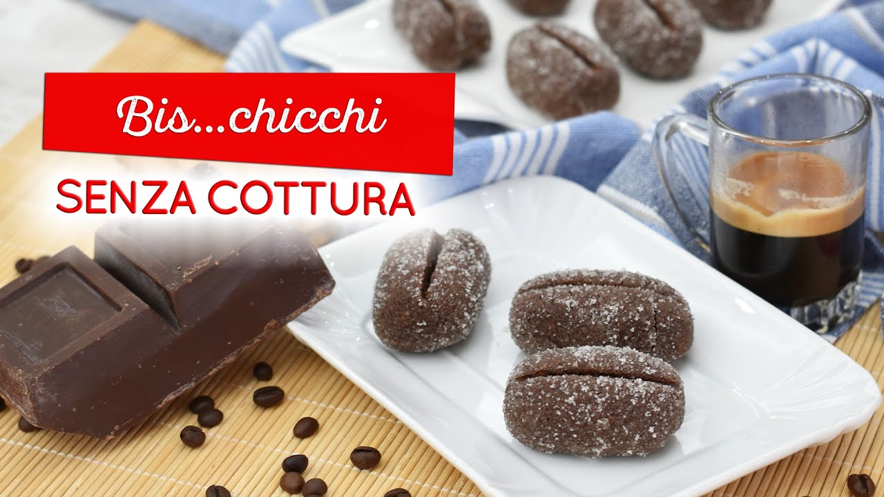 Bischicchi al caffé: deliziosi biscotti al caffè senza cottura!