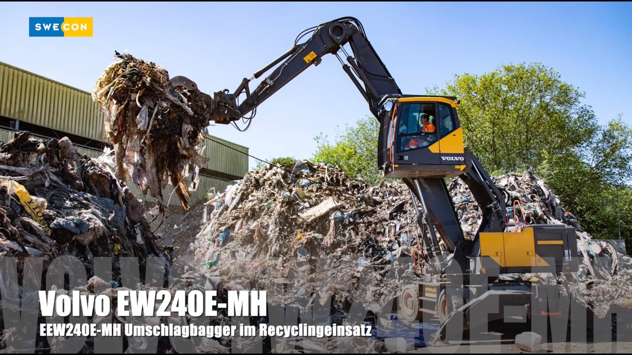Volvo EW240E MH.... Der Umschlabgger aus dem Hause Volvo !