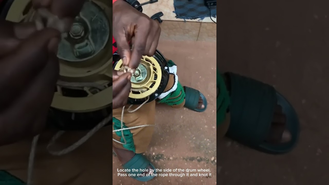 Easy Way To Fix A Generator Pull Cord-DIY Tech For Everyone⚙️ 