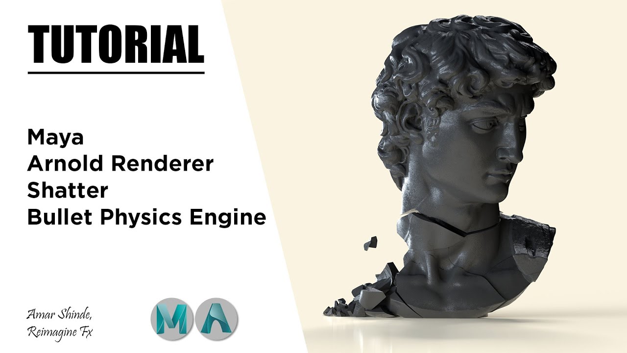 Как разбить объект | Maya и Arnold Renderer | Учебное пособие