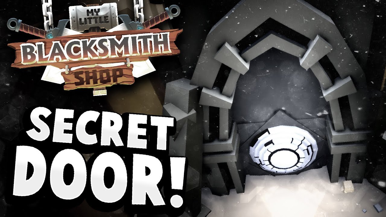 Opening the Secret Door in the Mines! - My Little Blacksmith Shop Gameplay