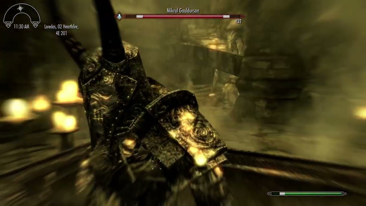 Larry (not the Dragonborn) vs Mikrul Gauldurson
