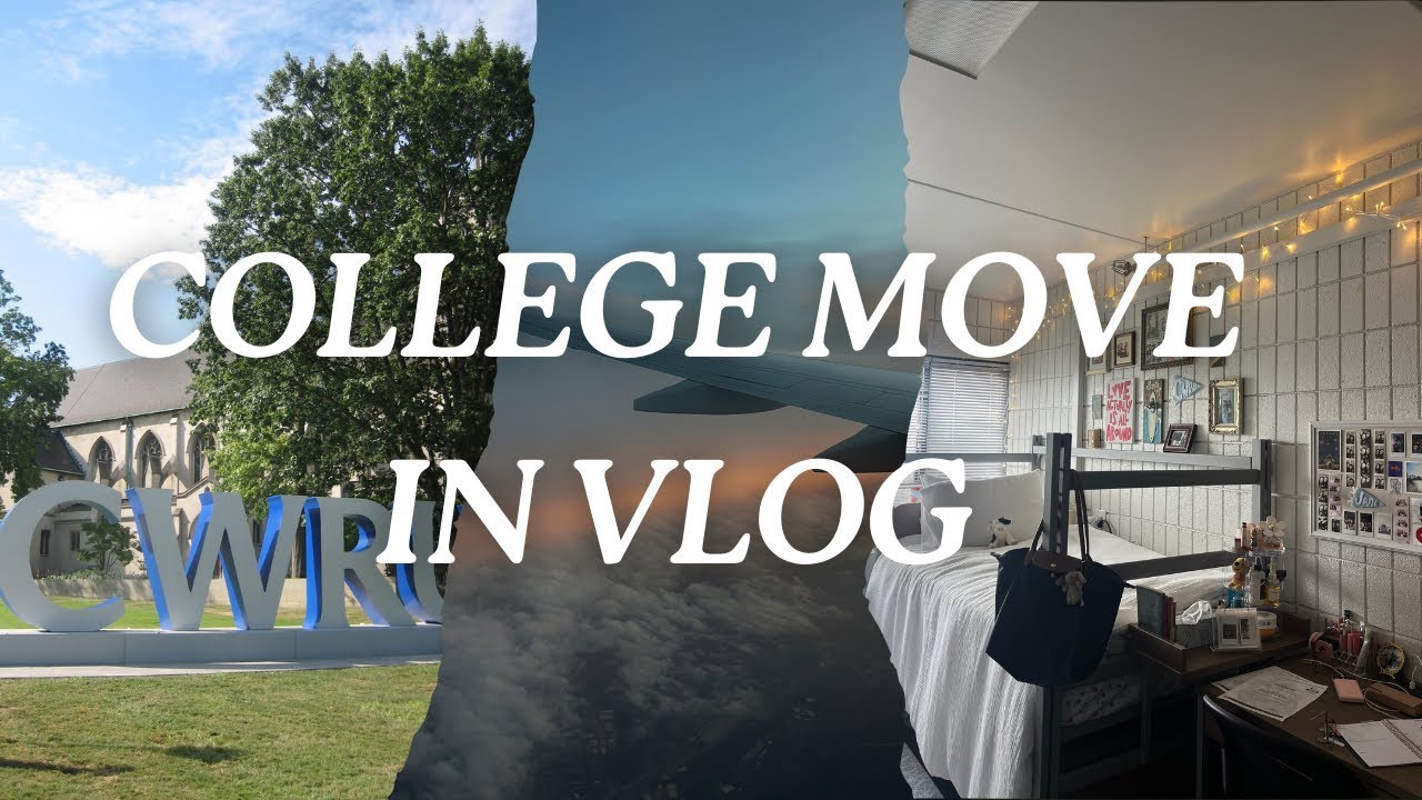 COLLEGE MOVE IN VLOG! Freshman year @ case western reserve 💙🤍