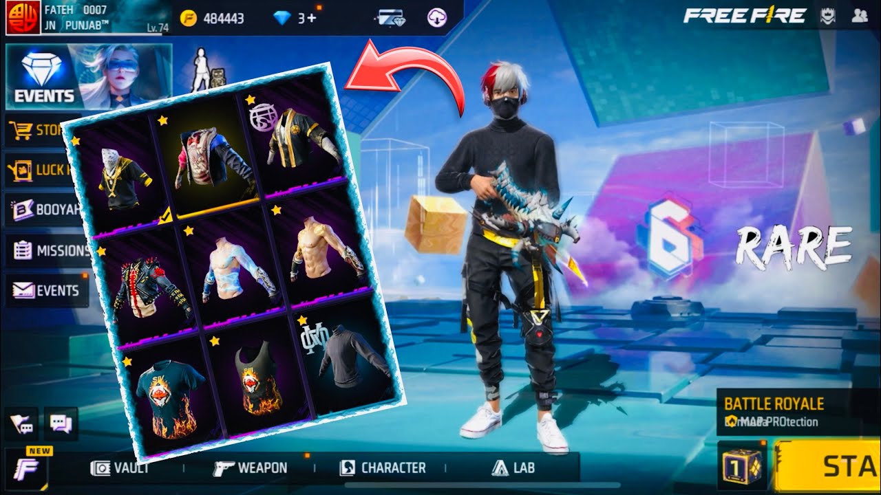 Golden Hiphop & Sakura Full Collection - Free Fire | Sunday Special Video | Modern YT