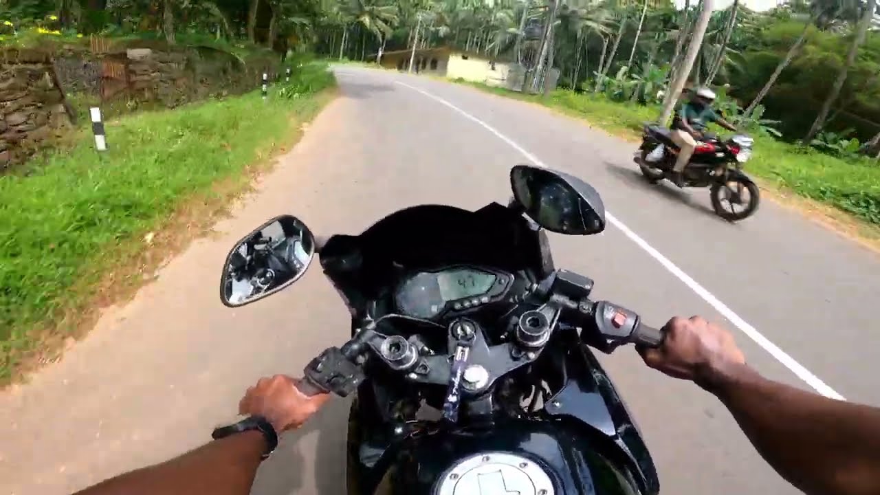 Bajaj Pulsar 220F | POV Ride | Kerala roads | GoPro