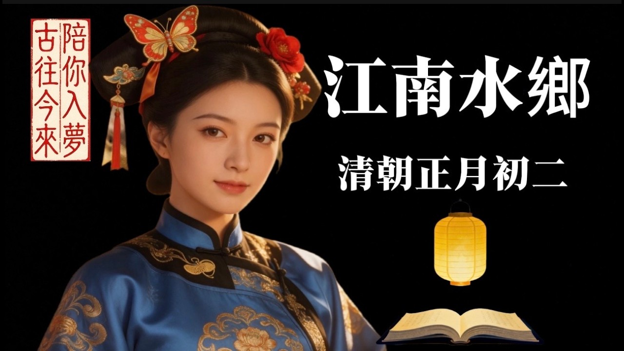江南水鄉過年日常｜清朝正月初二溫柔助眠故事