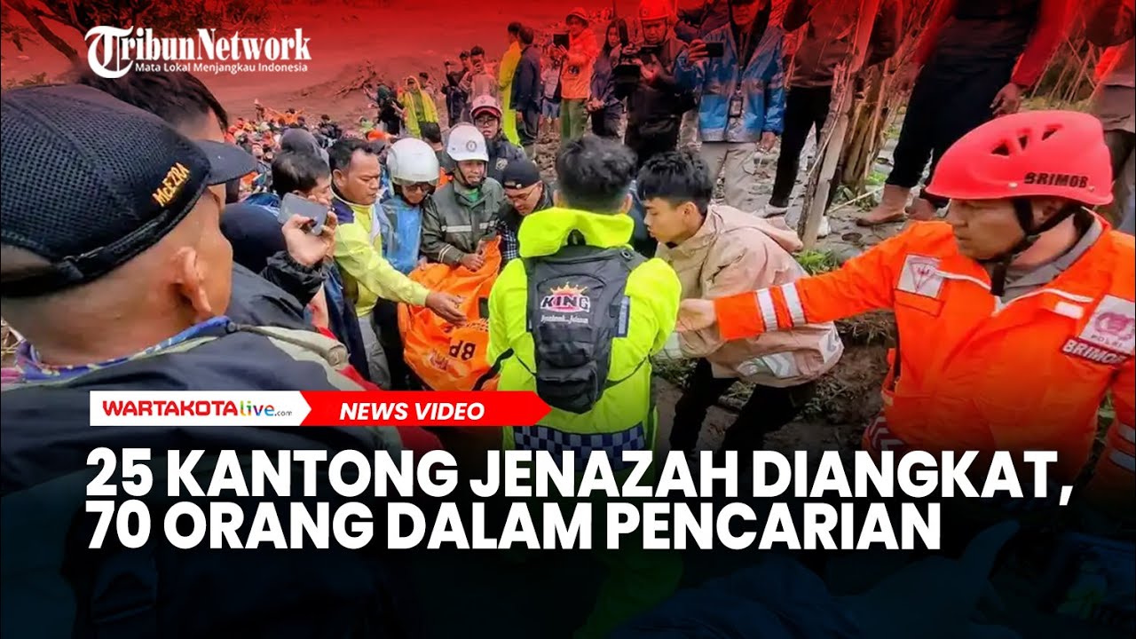 TERKINI! Longsor Cisarua, 25 Kantong Jenazah Diangkat, 70 Orang dalam Pencarian