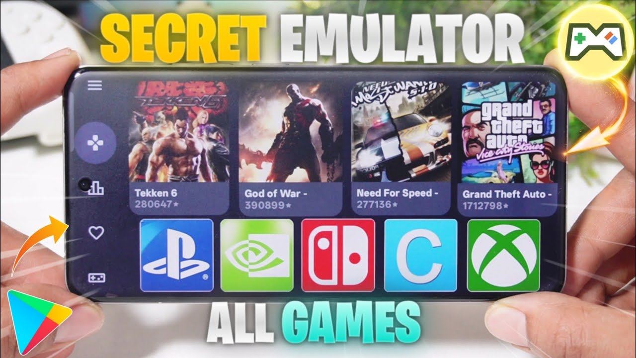 I Found a *SECRET* Emulator On Playstore 🤯 ALL Console Games in 1 App!