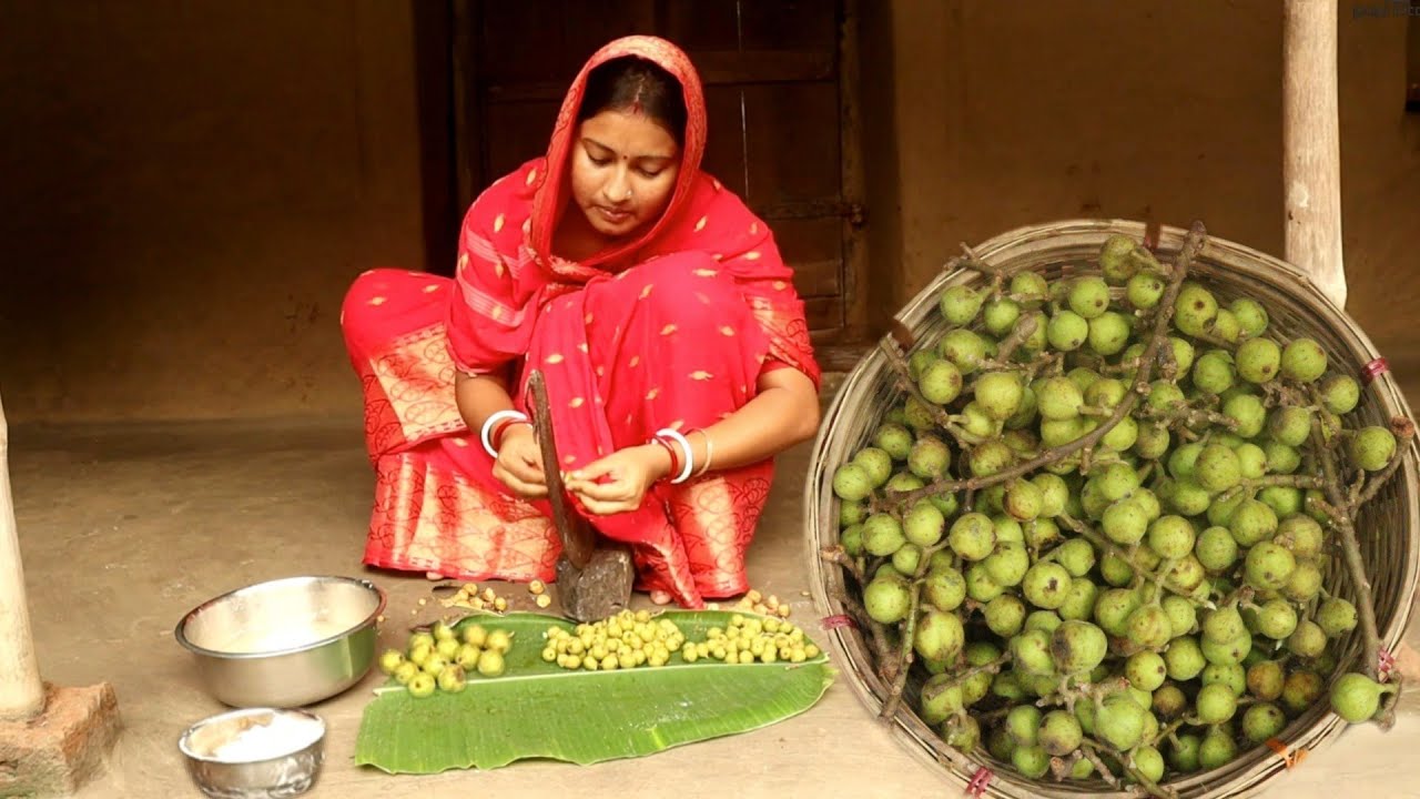 ডুমুর কাটার পদ্ধতি বাংলা || Fig Cutting Process || Village Food