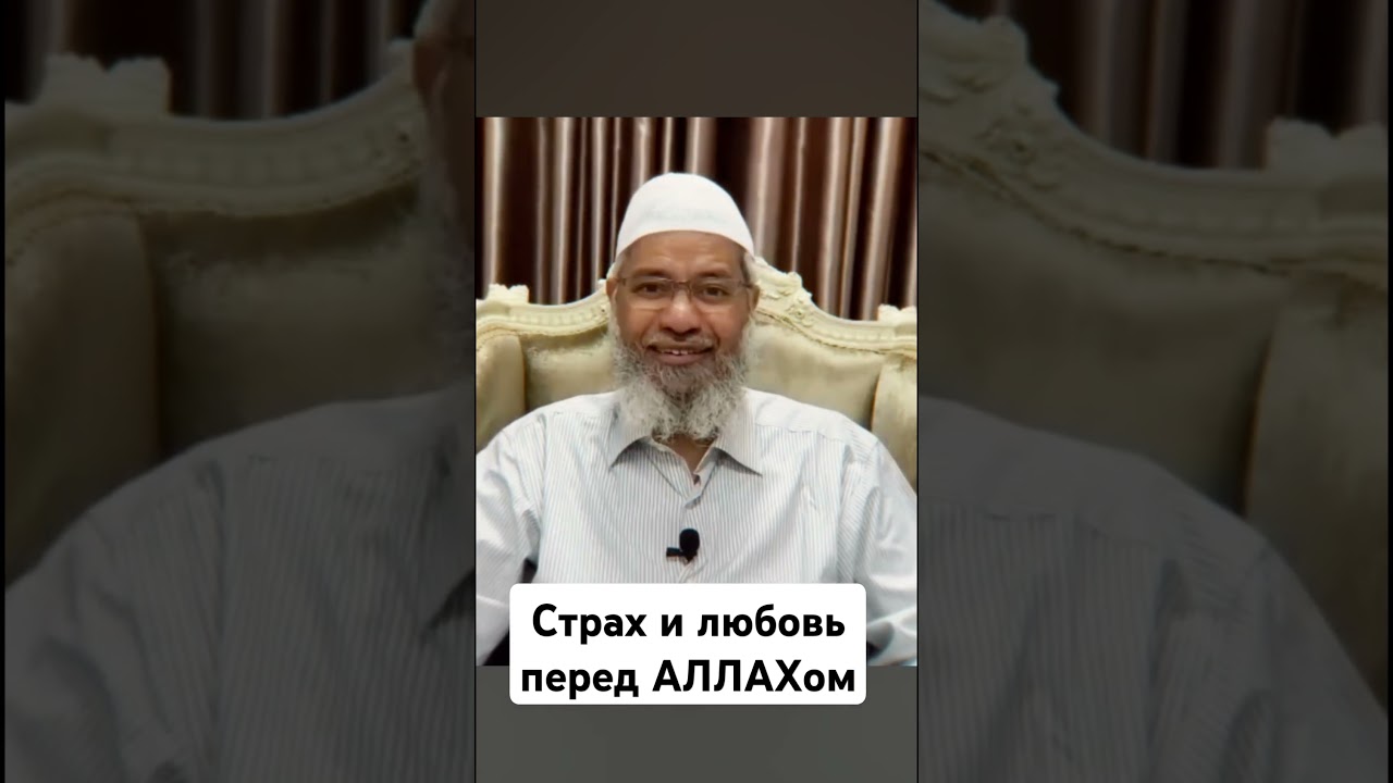 Страх и любовь перед АЛЛАХом #закирнайк #аллах #коран #ислам #пророкмухаммадﷺ #истина