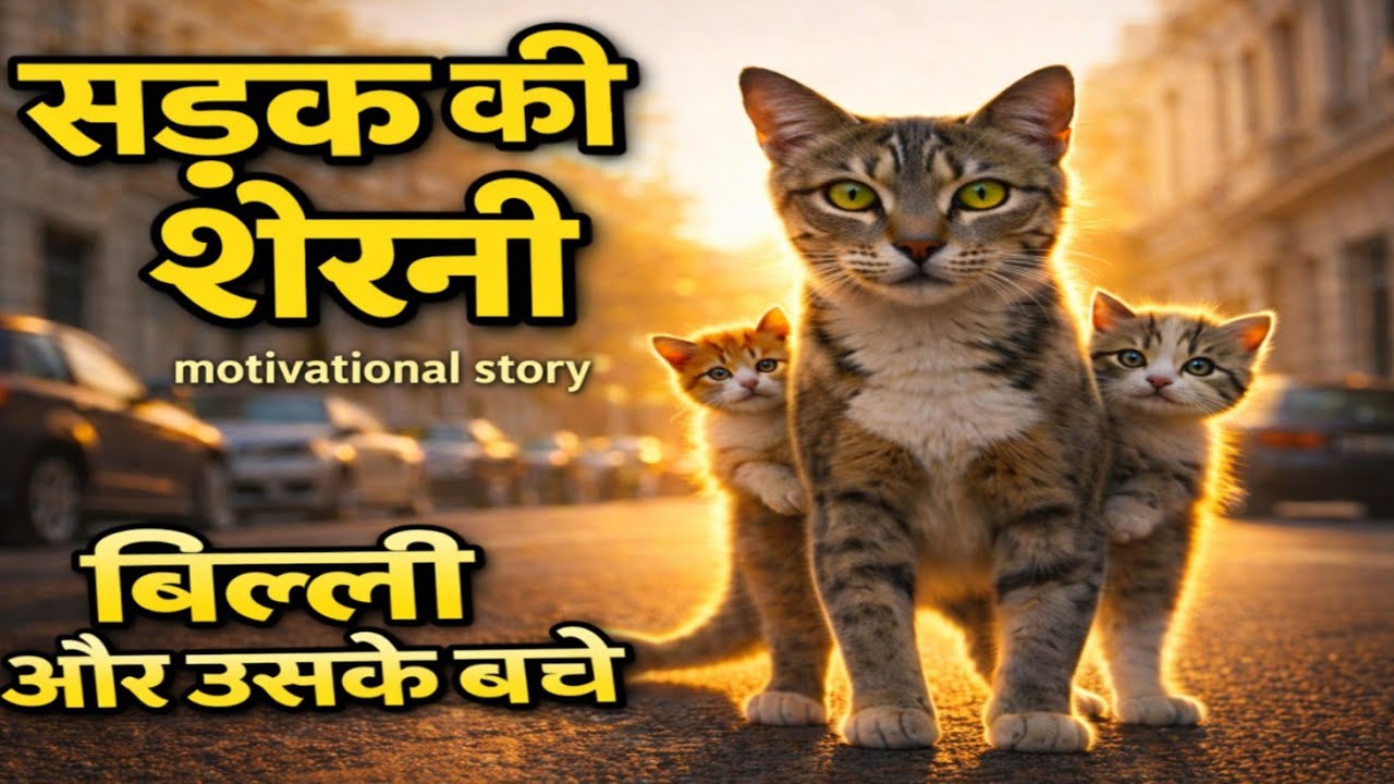 बिल्ली और उसके बच्चे🐈|Billi WalaVideo|Cat Cartoon|Cat|Kitten|Meow Meow|Cat Videos|Motivation|Cats