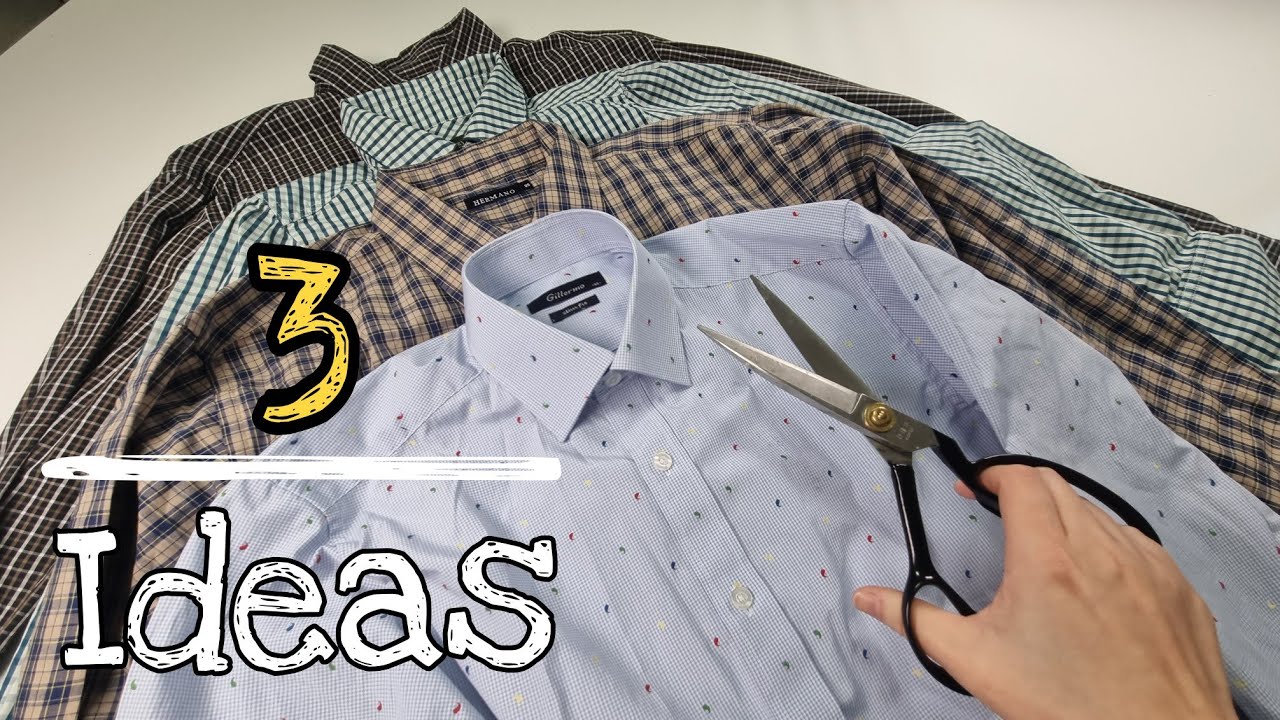 Сделай сам Давайте переработаем старые рубашки в новые, стильные и полезные вещи! 3 идеи