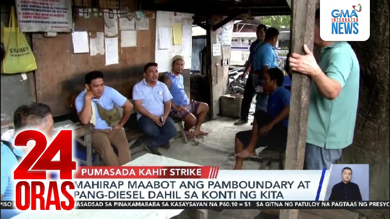 ‘Di na sulit kaya tumigil sa pamamasad ang ilang tsuper dahil sa mahal na diesel | 24 Oras