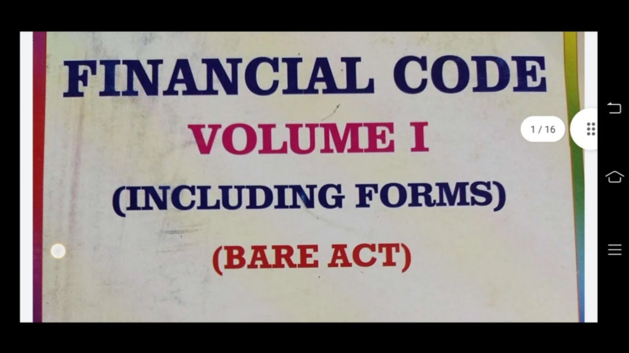 AP Financial Code Vol 1(APFC Vol 1) Paper Codes 008, 141, 137, 023, 029, 044, 050, 064, 089, 132,144