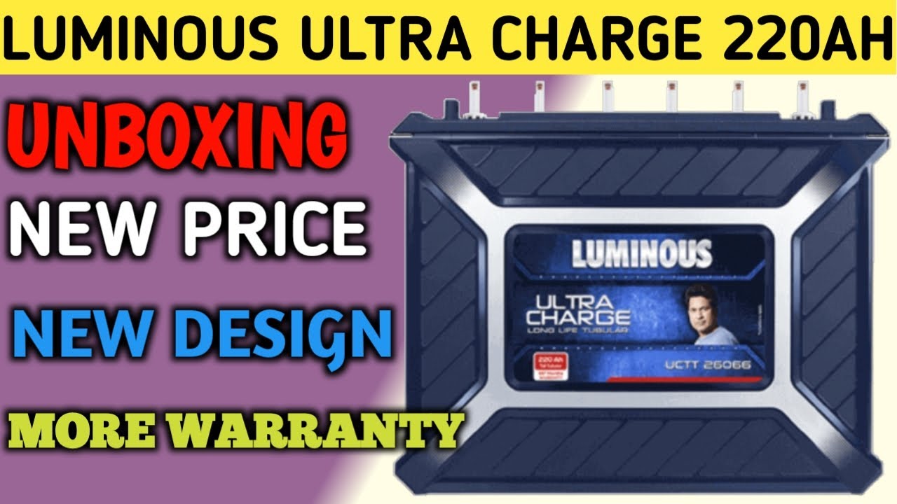 luminous ultra charge 220ah battery price | luminous 220ah battery | luminous battery | best battery
