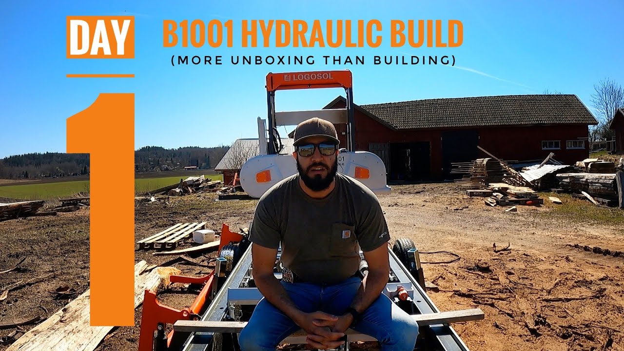 b1001 Hydraulic build - day 1  (More unboxing, than building)