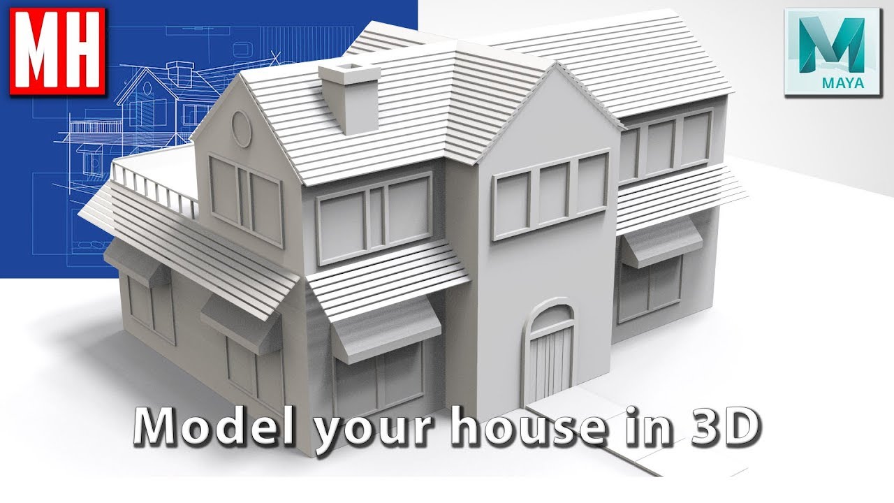 How to model your HOUSE in 3D