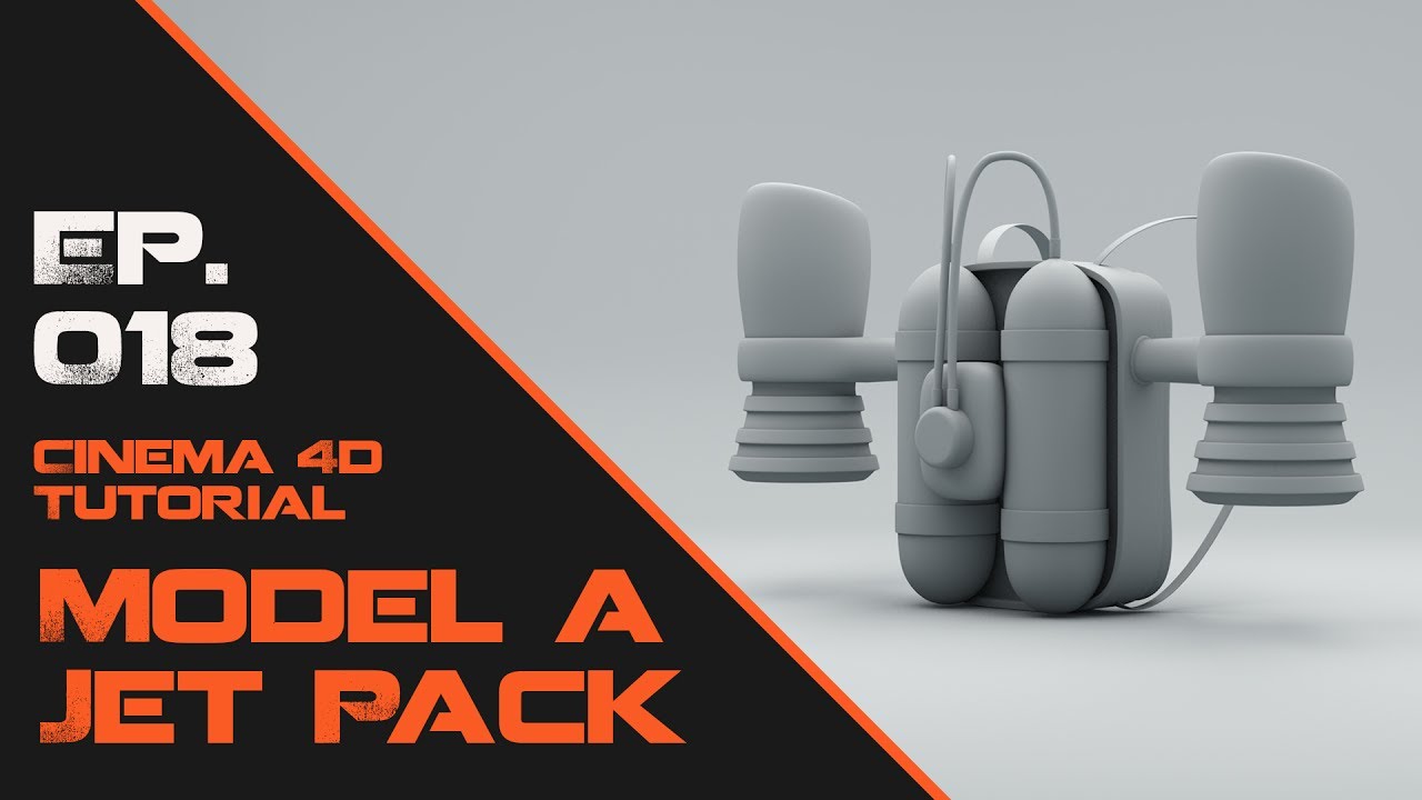 Model a Jet Pack in Cinema 4D