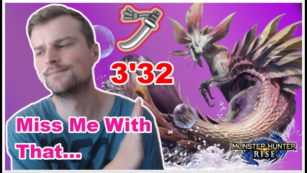 Mizutsune Speedrun With Commentary (Long Sword) Monster Hunter Rise