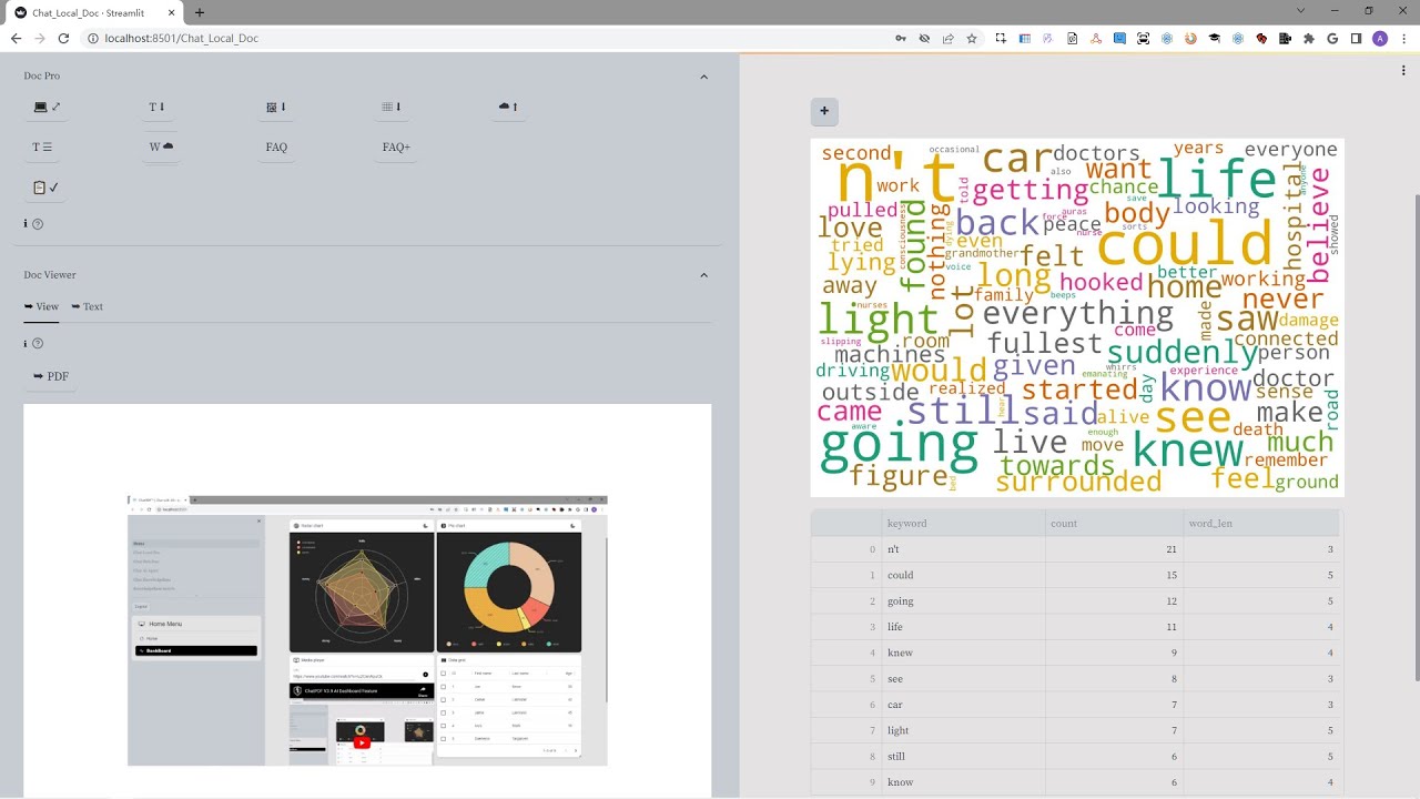 ChatPDF - Chat with multiple documents, and mix different document types.