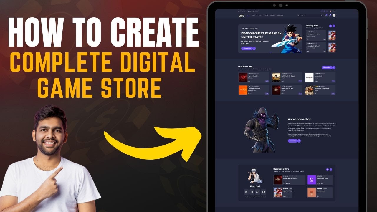 How to Set Up Gamers Arena Step-By-Step | Complete Digital Game Store & Top-Up Setup Guide