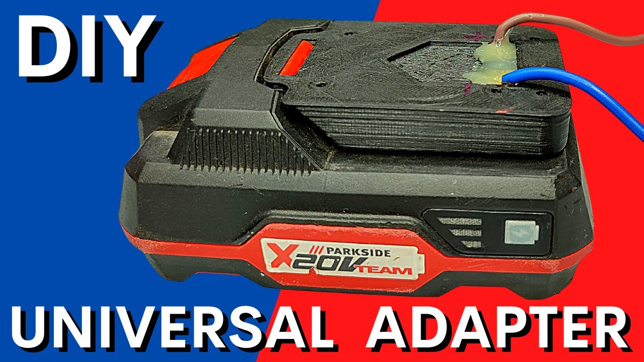 Parkside X20V TEAM PAP20A1 DIY Universal Battery Adapter | manaloneathome