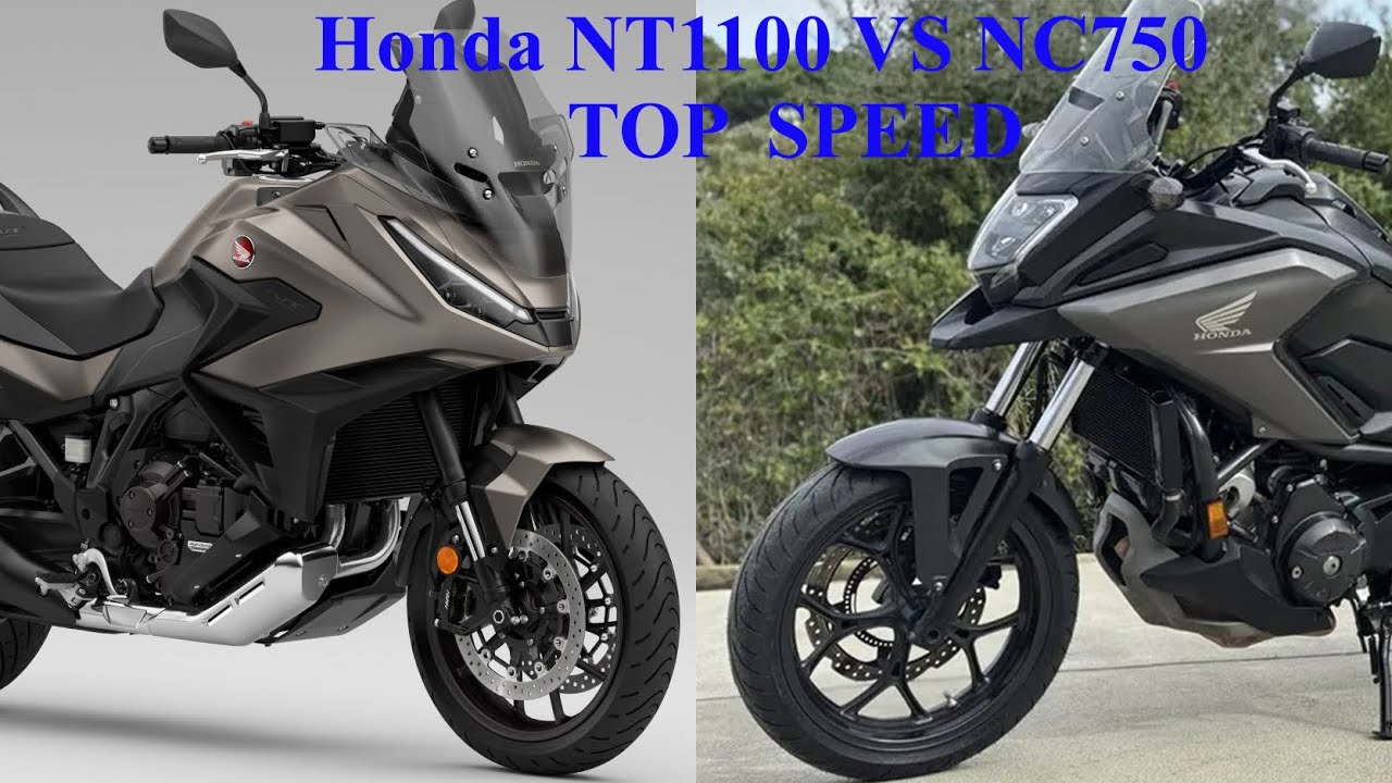 Honda NT1100 Vs NC 750  🏍️  Top speed  ✈️  4K UltraHD